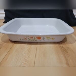 Corningware Wildflower pattern bakeware